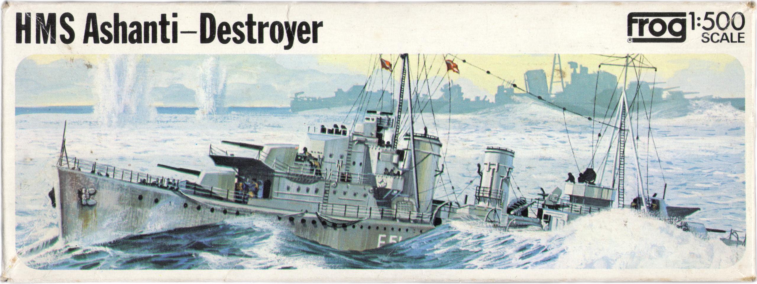 FROG F125 HMS Torquay destroyer, Rovex Models&Hobbies Ltd, 1975
